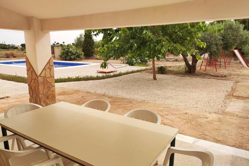 Villa rústica privada con gran chalet y piscina Elx Esterno foto